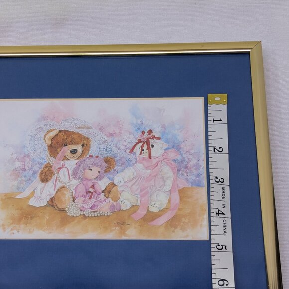 Teddy Bears By Wendy Tosoff Signed Art Print Framed - Picture 12 of 12